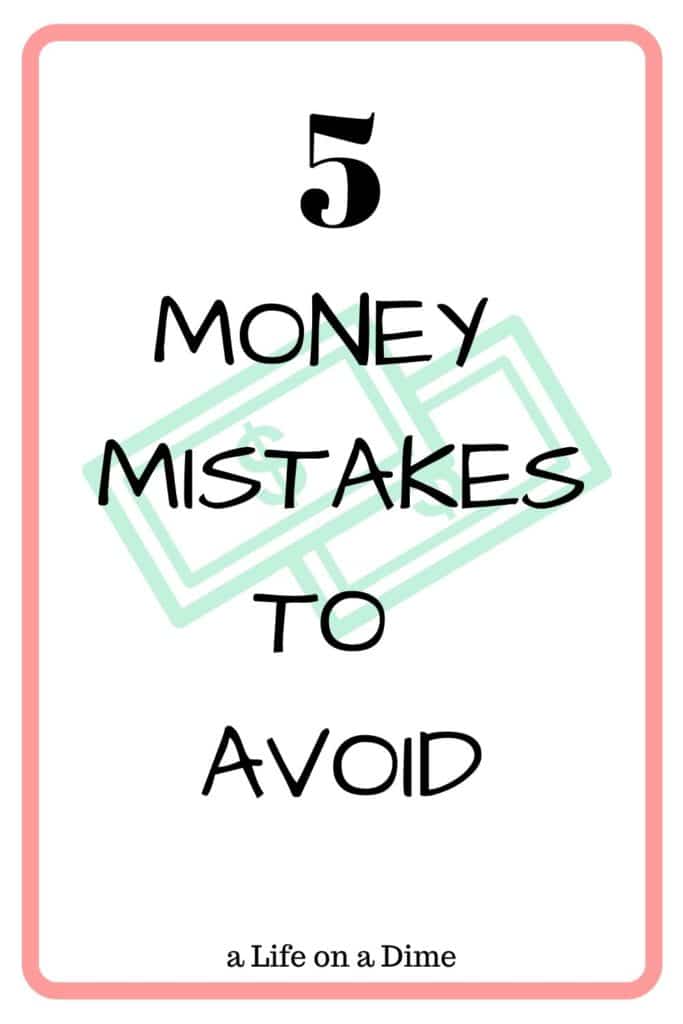 money mistakes to avoi