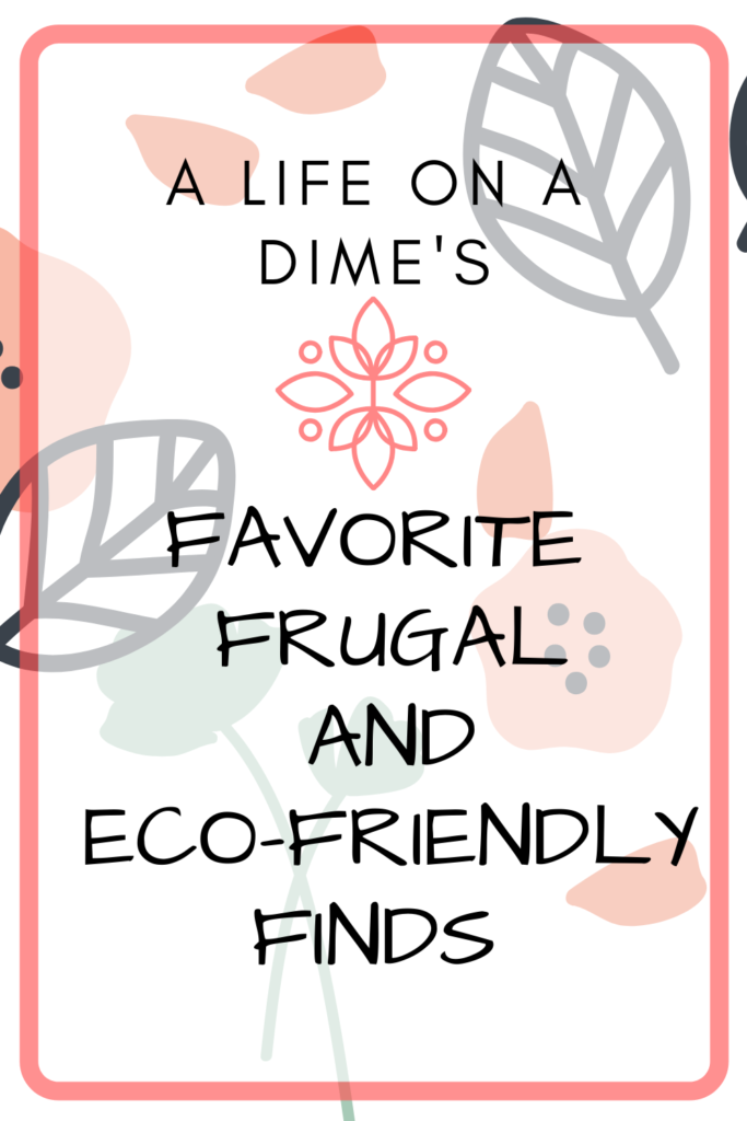 frugal and eco-friendly finds