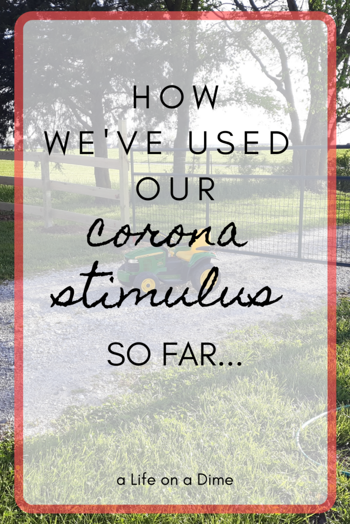 HOW WE'VE SPENT OUR STIMULUS MONEY SO FAR