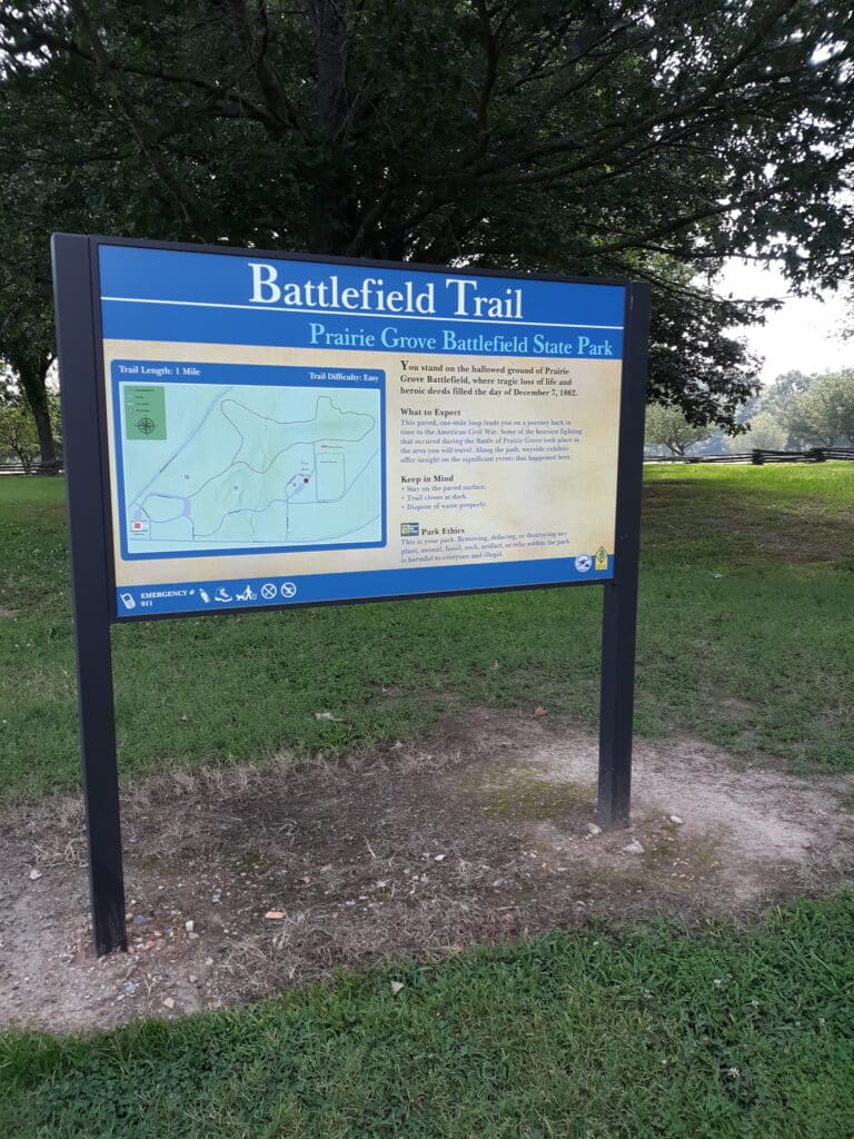 prairie grove battlefield state park