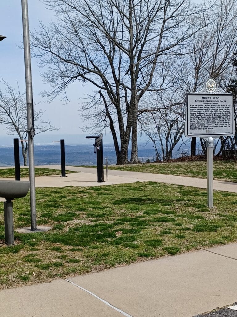 sign at mt nebo welcome center