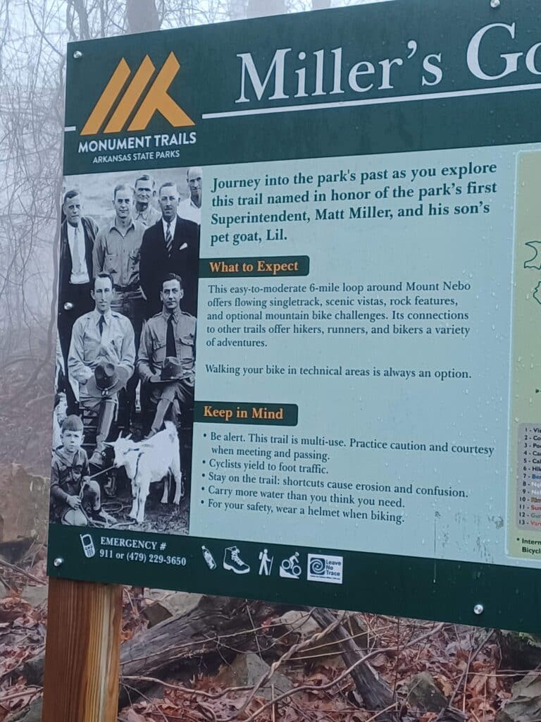 miller's goat mt nebo state park